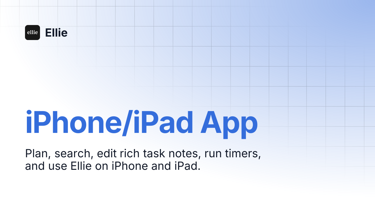 iPhone/iPad App | Ellie